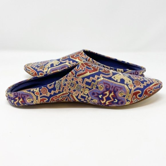 Urban Outfitters | Woven Pointed Toe Slide Mules Size 7 - Picture 6 of 12